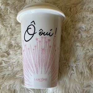 Lancôme Paris Oui La Vie Est Belle Double Walled Insulated Cup with Silicone Lid
